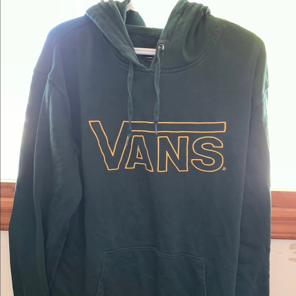 Green Vans Embroidered Hoodie